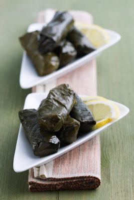 地中海飲食食譜：釀葡萄葉（Dolmas）