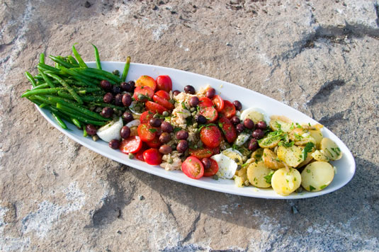 地中海蔬菜沙拉（Salade Niçoise）